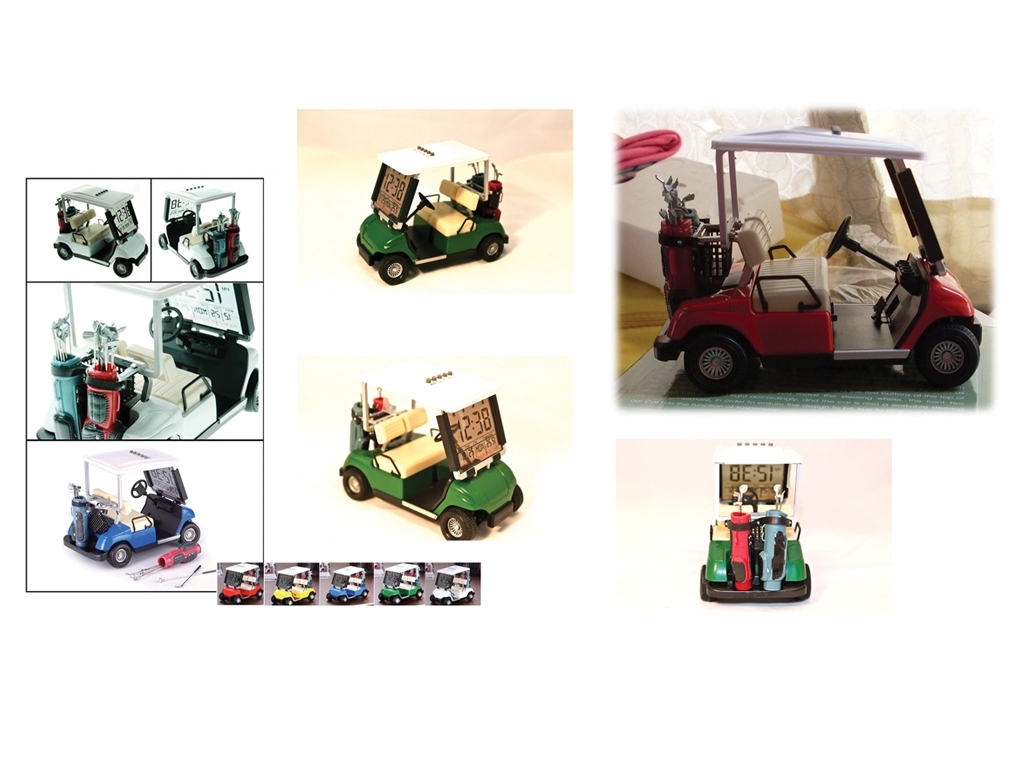 Golf Car Clock - Calendar